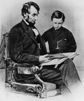 Abraham-Lincoln-Reading