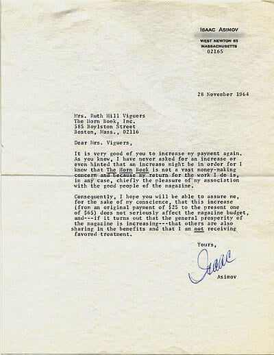Asimov_Letter_Horn_Book