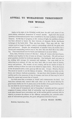 Howe_Appeal_Womanhood_Mothers_Day_Proclamation