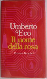 Umberto_Ecos_famous_first_novel_Il_Nome_della_Rosa_(Bompianis_copy_No._9069)._The_book_...