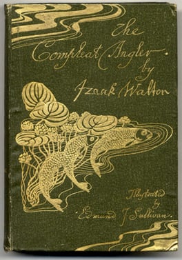 Front cover of The Compleat Angler as illustrated by Edmund J. Sullivan