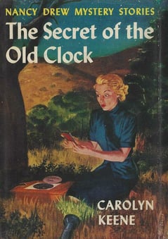 The_Secret_of_the_Old_Clock_(1930)_cover_art,_1953_printing_(cropped)