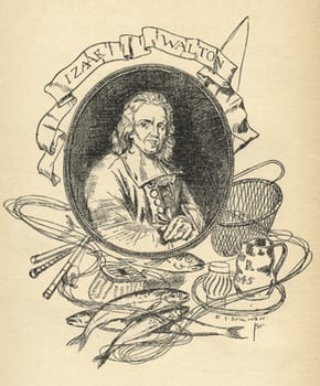 Portrait of Izaak Walton by Edmund J. Sullivan