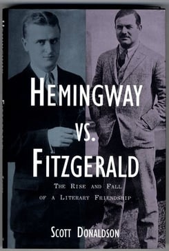 Cover to "Hemingway vs. Fitzgerald" by Scott Donaldson